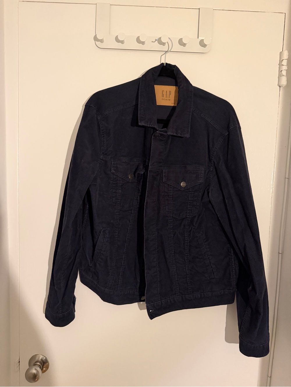 GAP Men's Dark Navy Corduroy Jacket